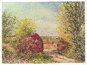 Alfred Sisley, Weg in Veneux-Nadon im Fruhling